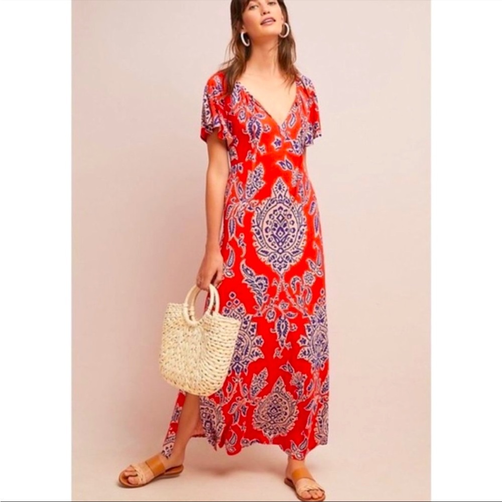Anthropologie Akemi+Kin Correia dress boho maxi size S